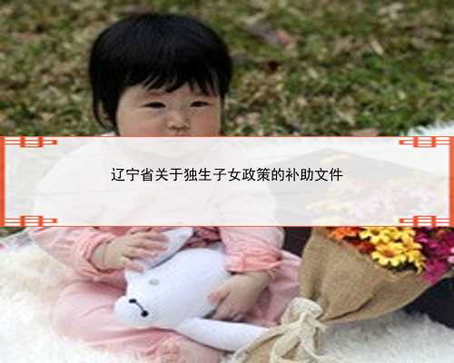 辽宁省关于独生子女政策的补助文件